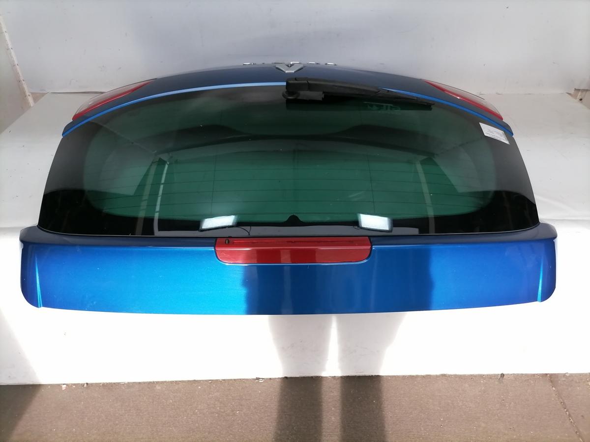 Renault Scenic 3 original Heckklappe mit Heckscheibe kurzer Radstand TERNA Blue Extrem Bj.2009